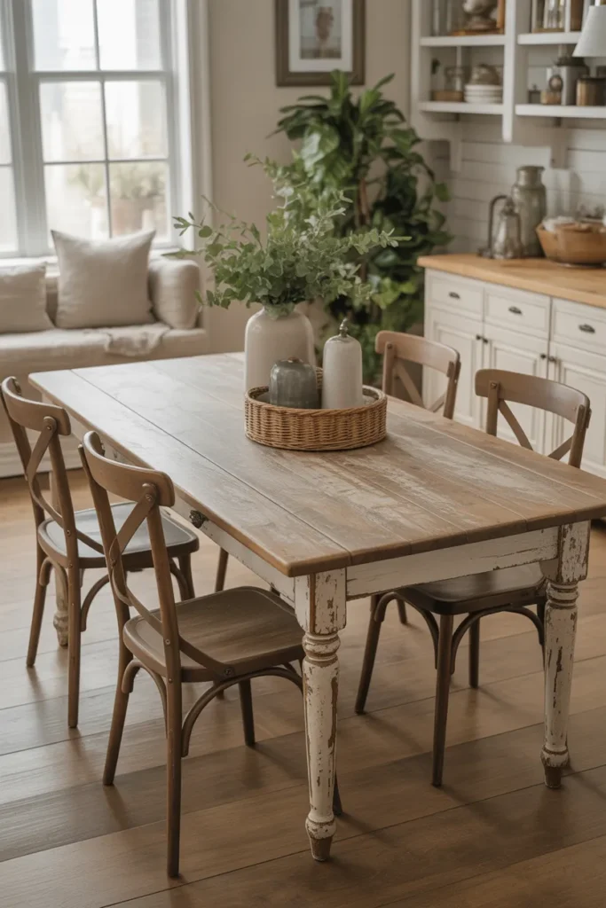 Distressed Farmhouse Kitchen Table