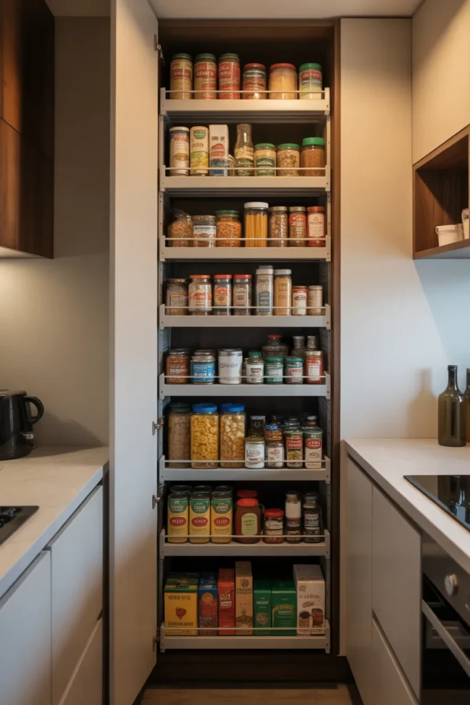 Pull-Out Pantry Cabinets