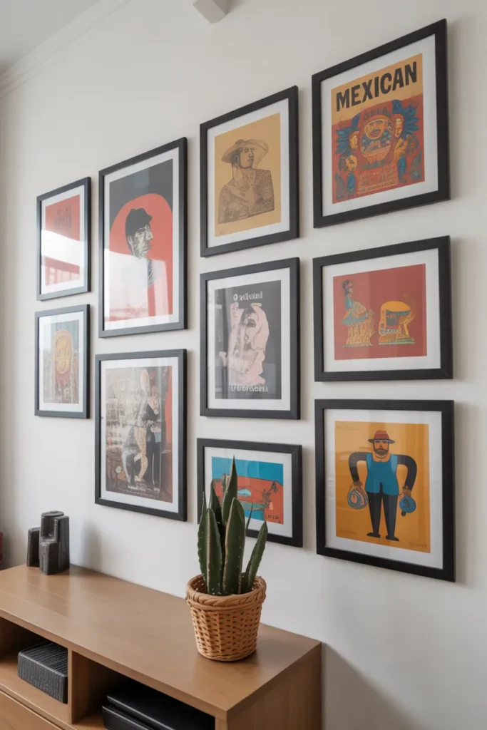 Modern Mexican Wall Art Gallery
