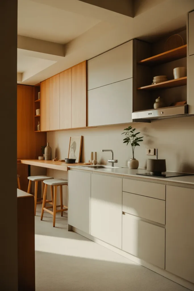  Small Apartment Kitchen with Open-Concept Layout