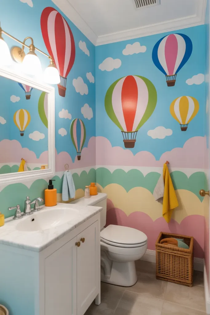 Balloon-Themed Bathroom