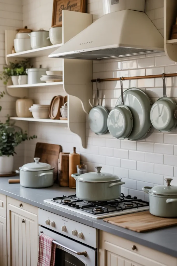 Enamel Cookware as Decorative Accents
