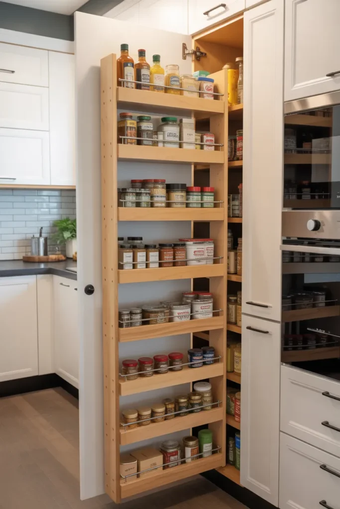 Install Slim Pantry Cabinets