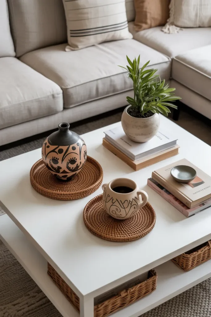 Modern Mexican Coffee Table Styling