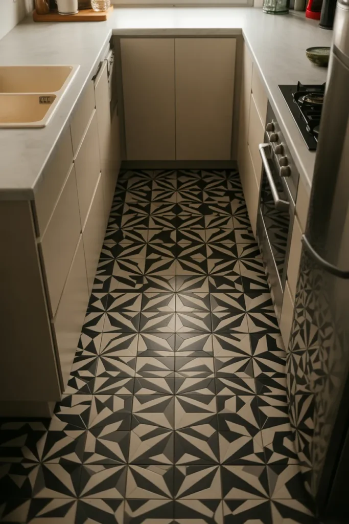 Patterned Floor Tiles