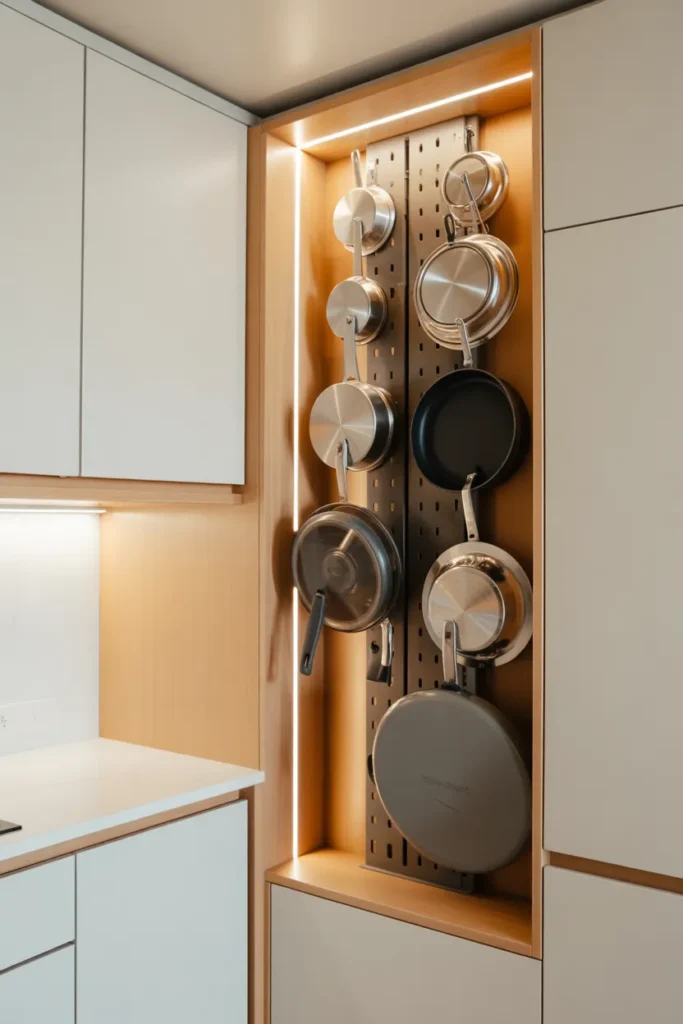  Store Lids in a Vertical Organizer