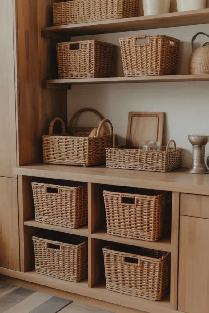 Woven Baskets for Storage and Style