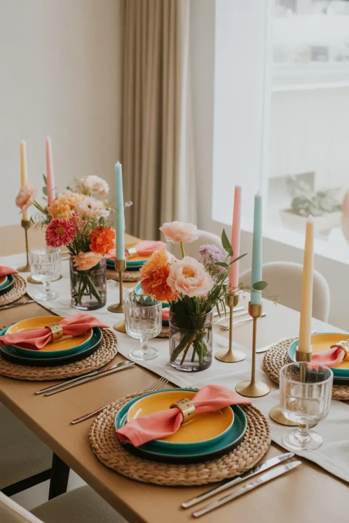  Bold Color Pop Table