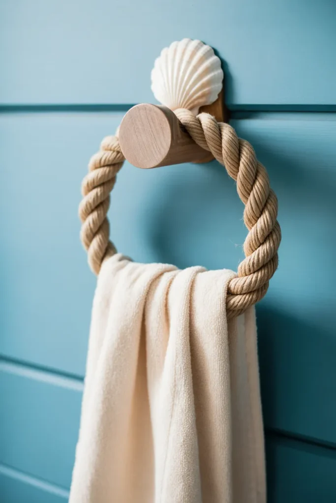 Coastal Rope Towel Hook