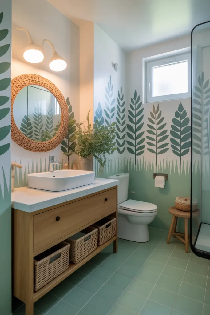 Nature-Inspired Bathroom