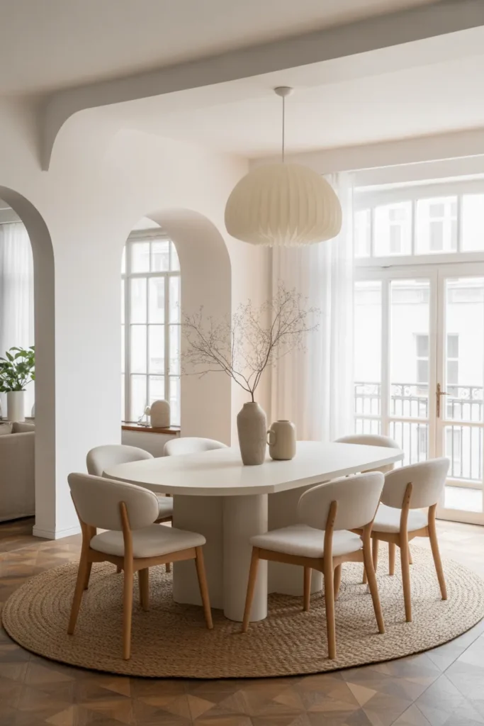  Bright White Dining Room