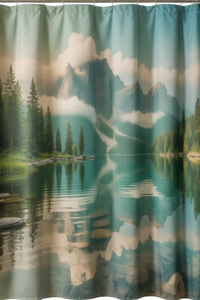 Nature Landscape Shower Curtain