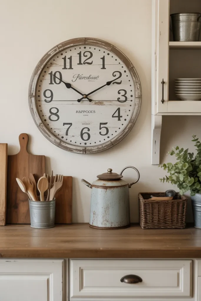 Vintage Farmhouse Wall Clocks