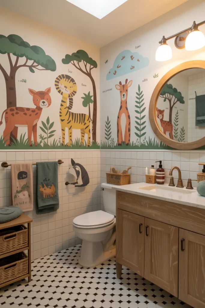 Animal-Themed Bathroom
