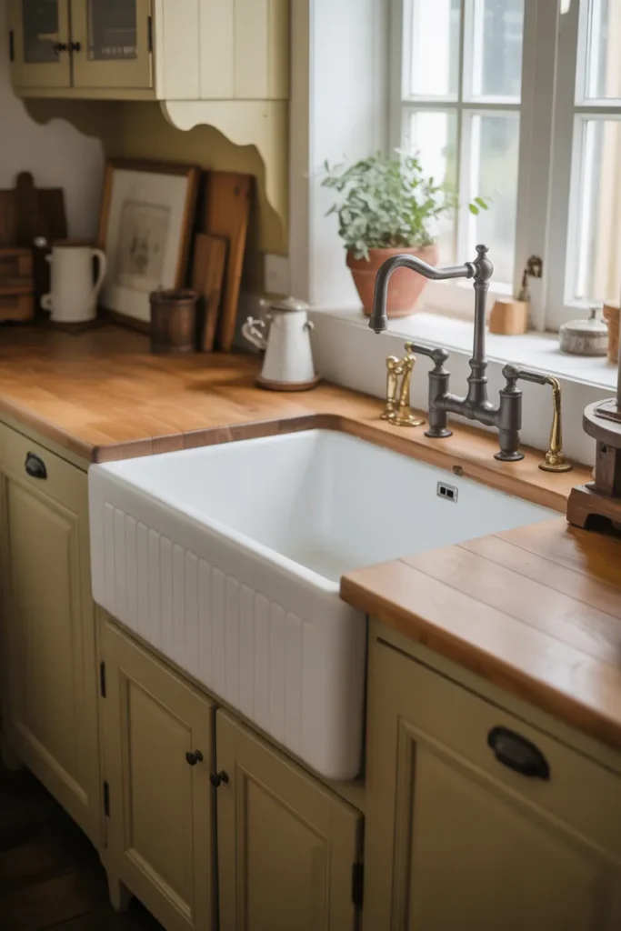 Apron-Front Sink for Classic Farmhouse Appeal