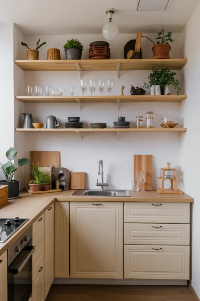  Open Shelving That Reduces Visual Bulk