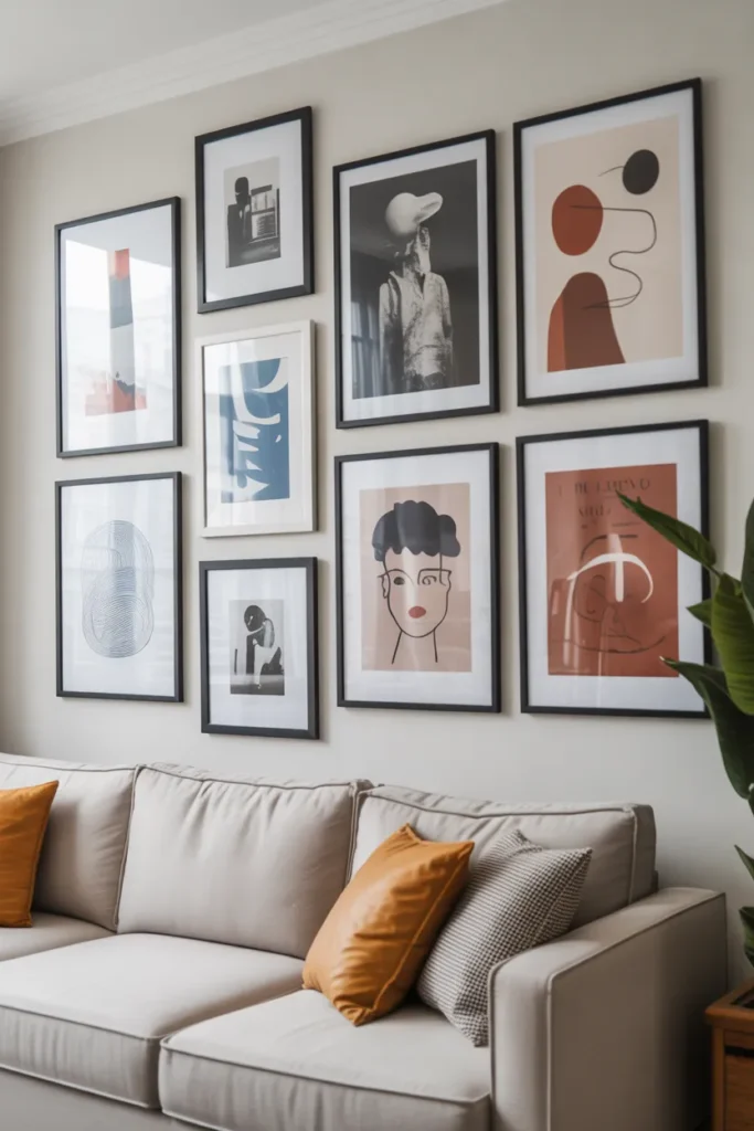 Style a Statement Wall with Artwork