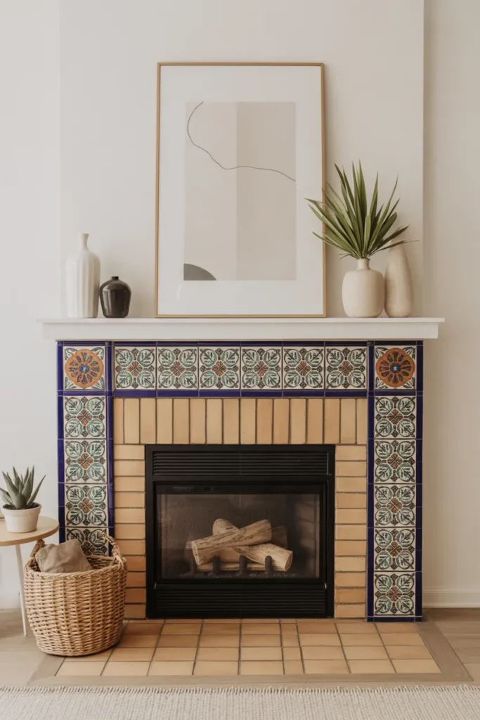 Contemporary Mexican Fireplace Design