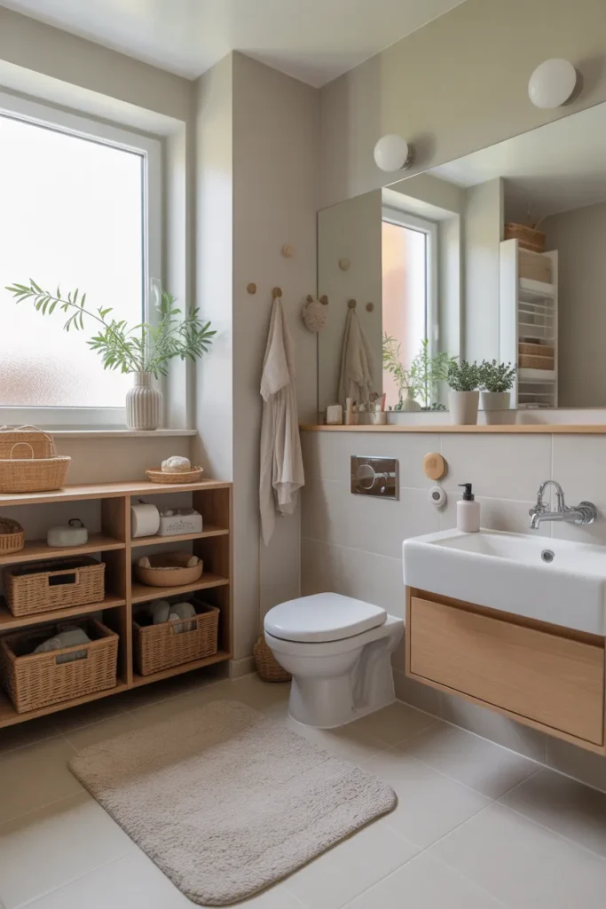 Minimalist Kids Bathroom
