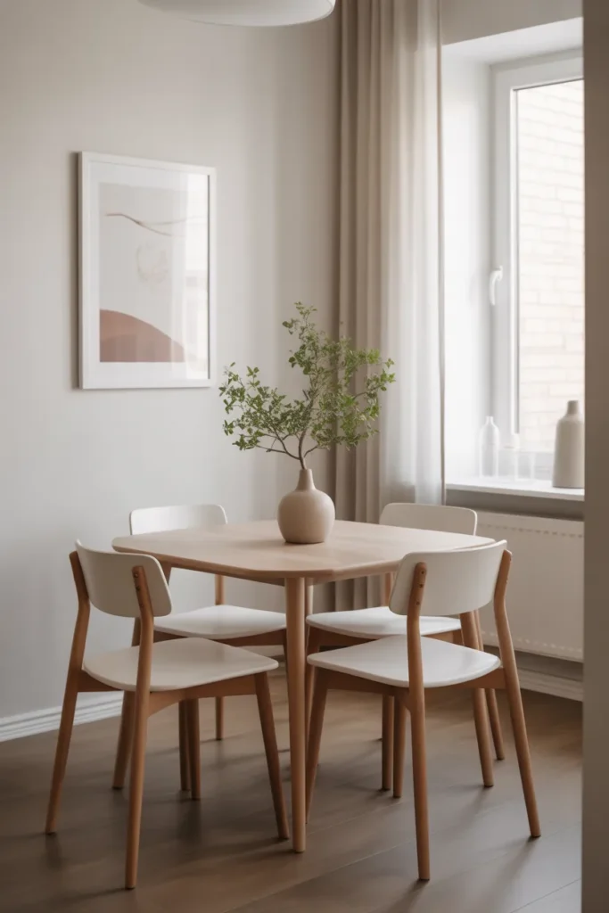  Scandinavian-Inspired Compact Dining