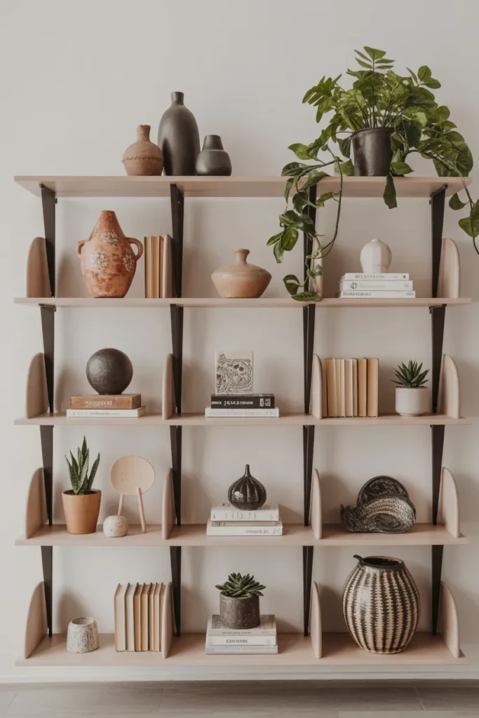Modern Mexican Shelf Styling