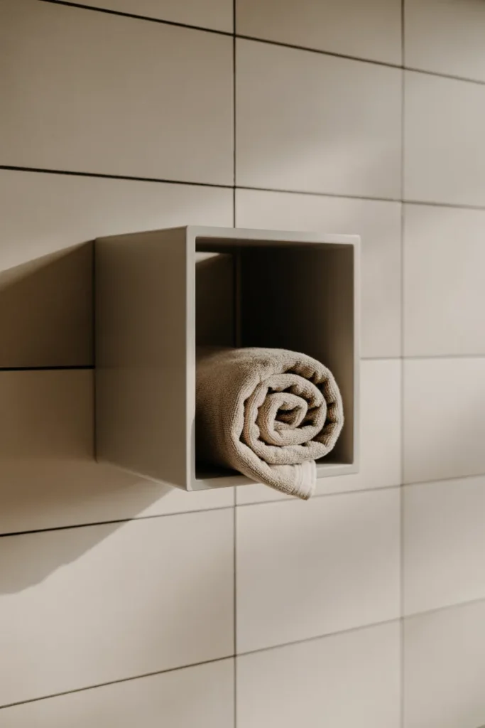 Wall-Mounted Towel Cube