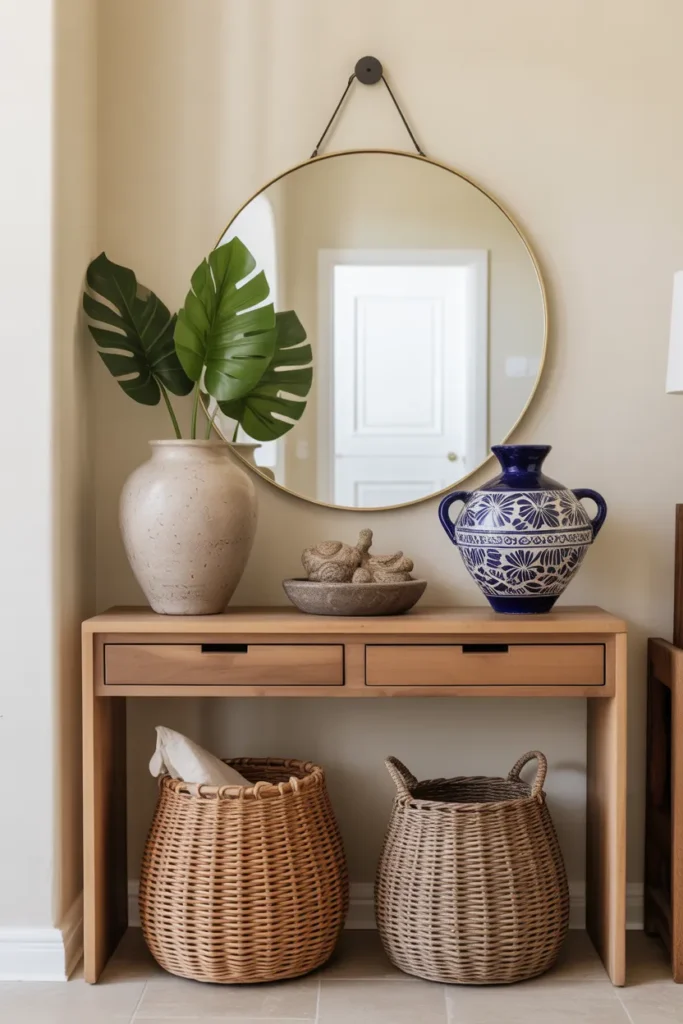 Modern Mexican Entryway Console