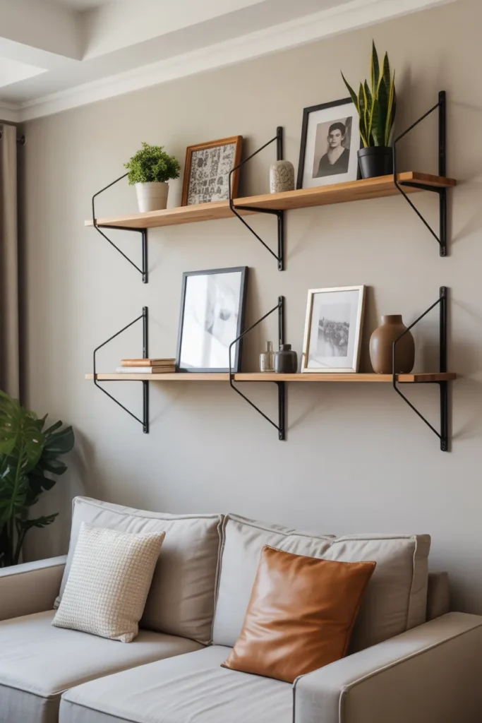  DIY Floating Shelves