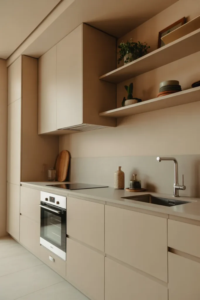  One-Wall Minimalist Kitchen