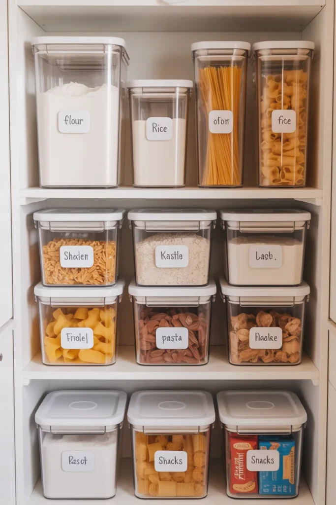  Use Stackable Storage Containers