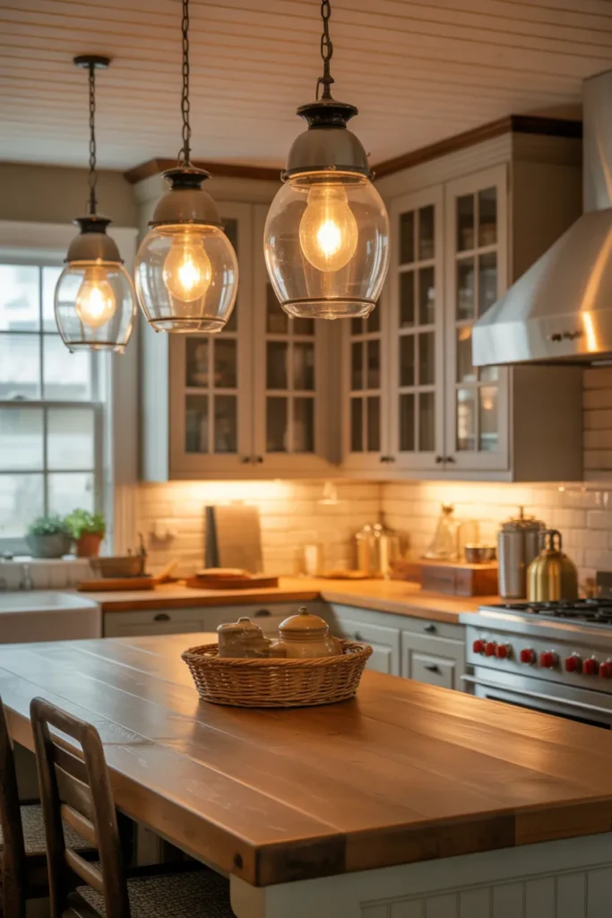 Vintage-Inspired Farmhouse Lighting Fixtures