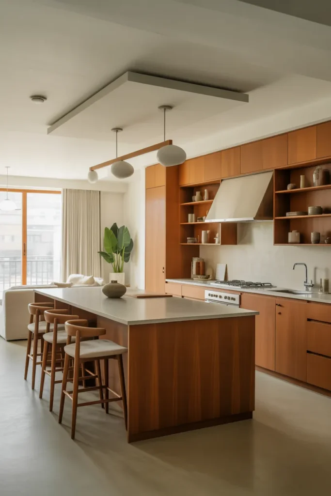  Open-Concept Mid Century Modern Kitchen
