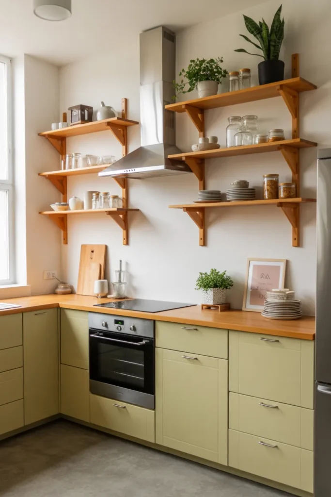  Open Shelving Layout