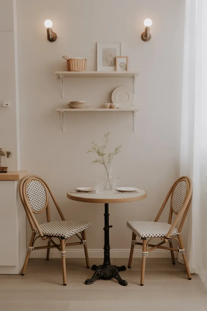  Small Space Bistro-Style Dining