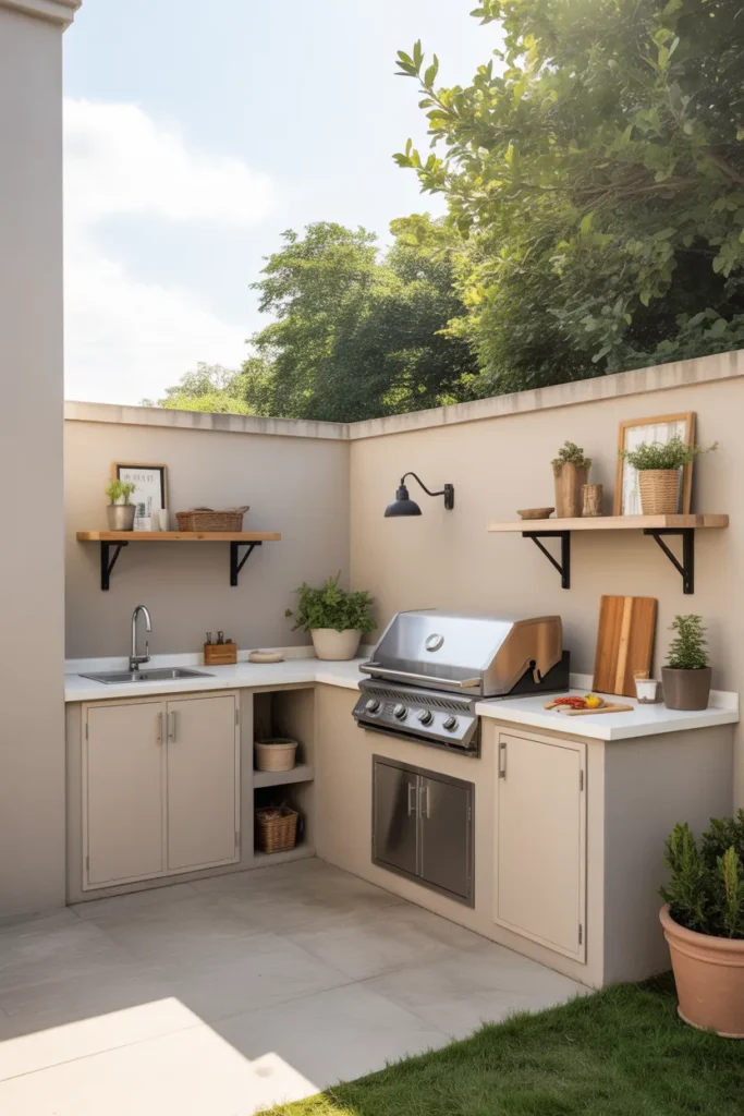 Compact L-Shaped Kitchen