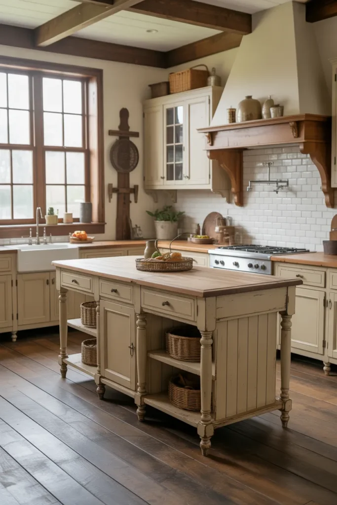 Freestanding Furniture-Style Kitchen Islands