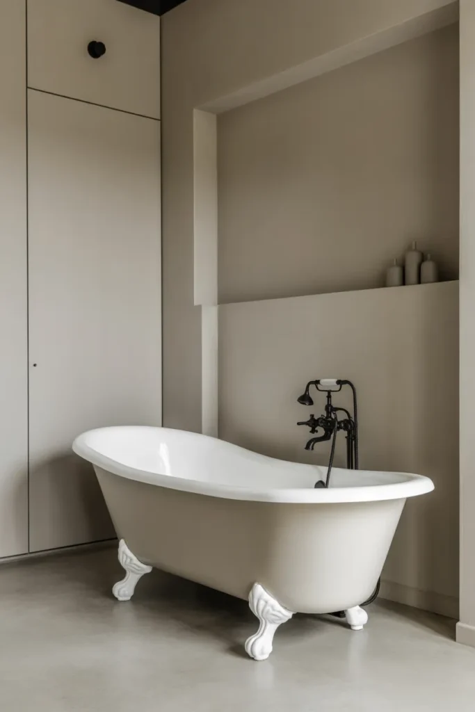 Modern Minimalist Clawfoot Tub