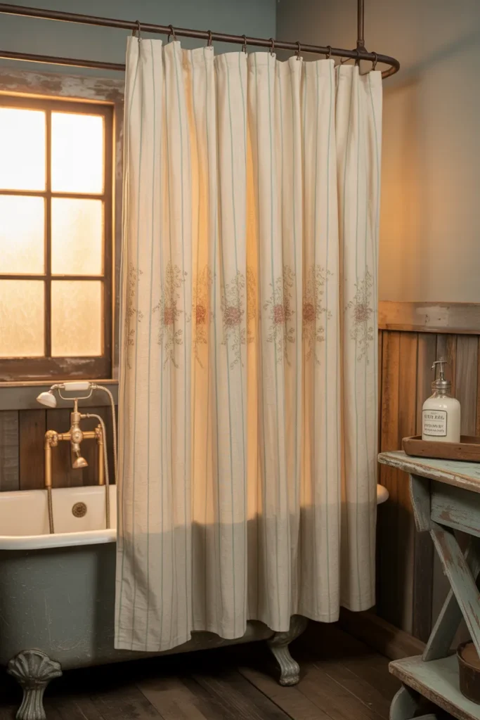 Rustic Farmhouse Shower Curtain