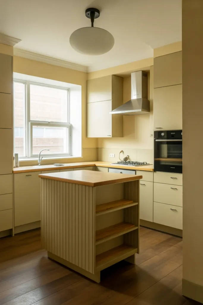  Compact Island Kitchen