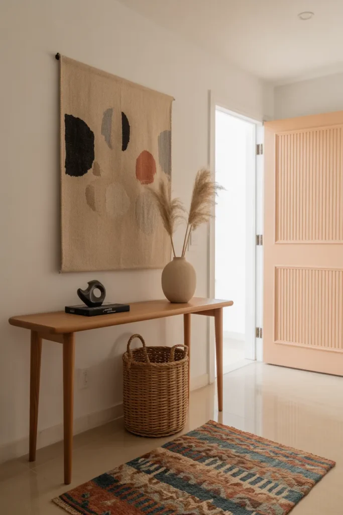 Mexican-Inspired Modern Entryway