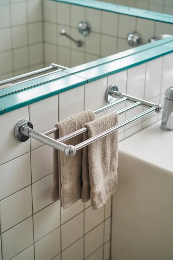Sleek Chrome Swing Arm Holder