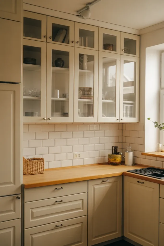  Glass Cabinet Doors for Visual Depth