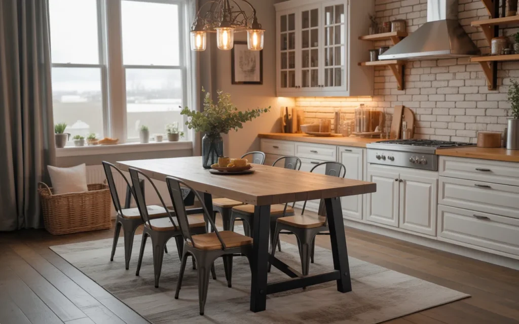farmhouse kitchen tables