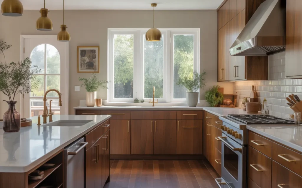mid century modern kitchen