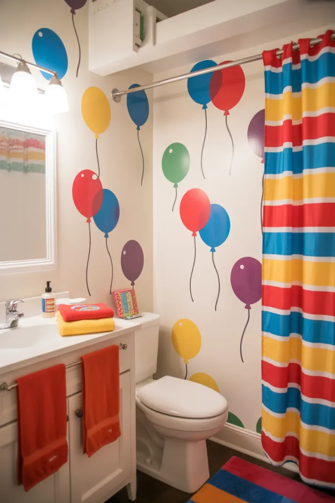   Balloon Party Bathroom