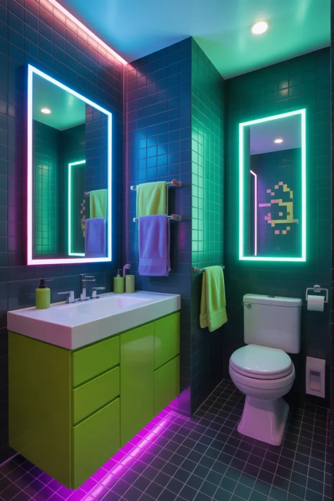  Gamer Color Kids Bathroom