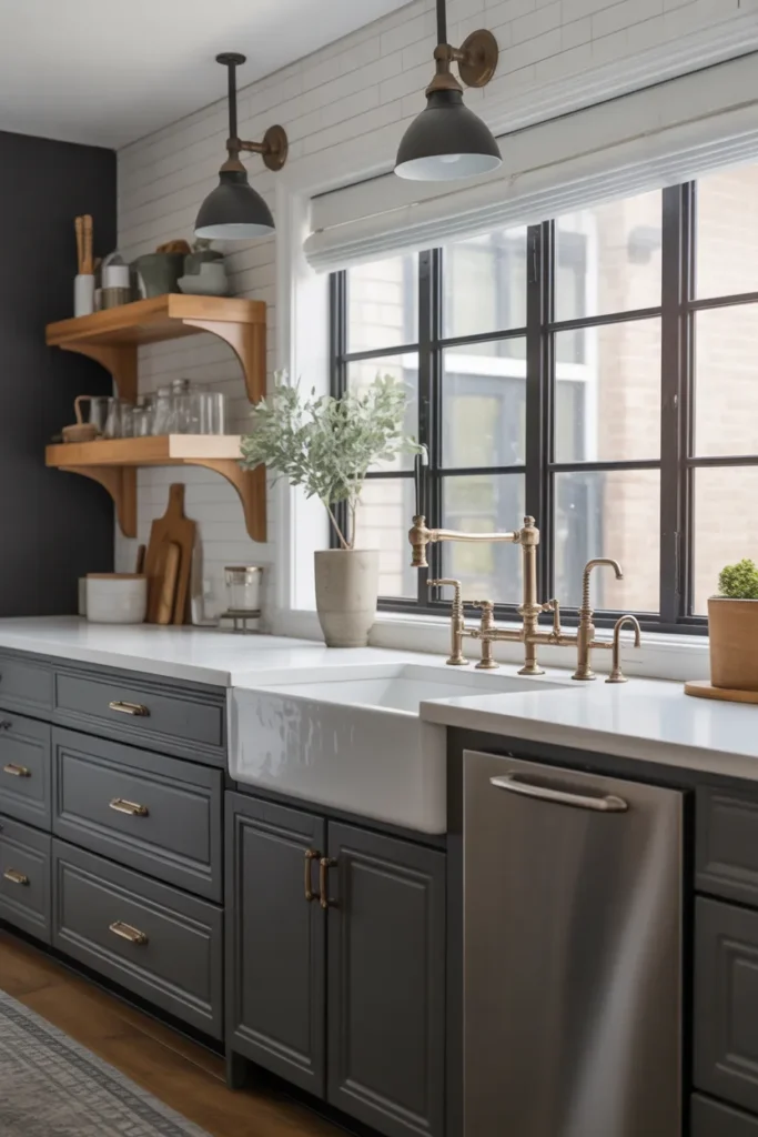 Mixed Metal Finishes for Subtle Contrast