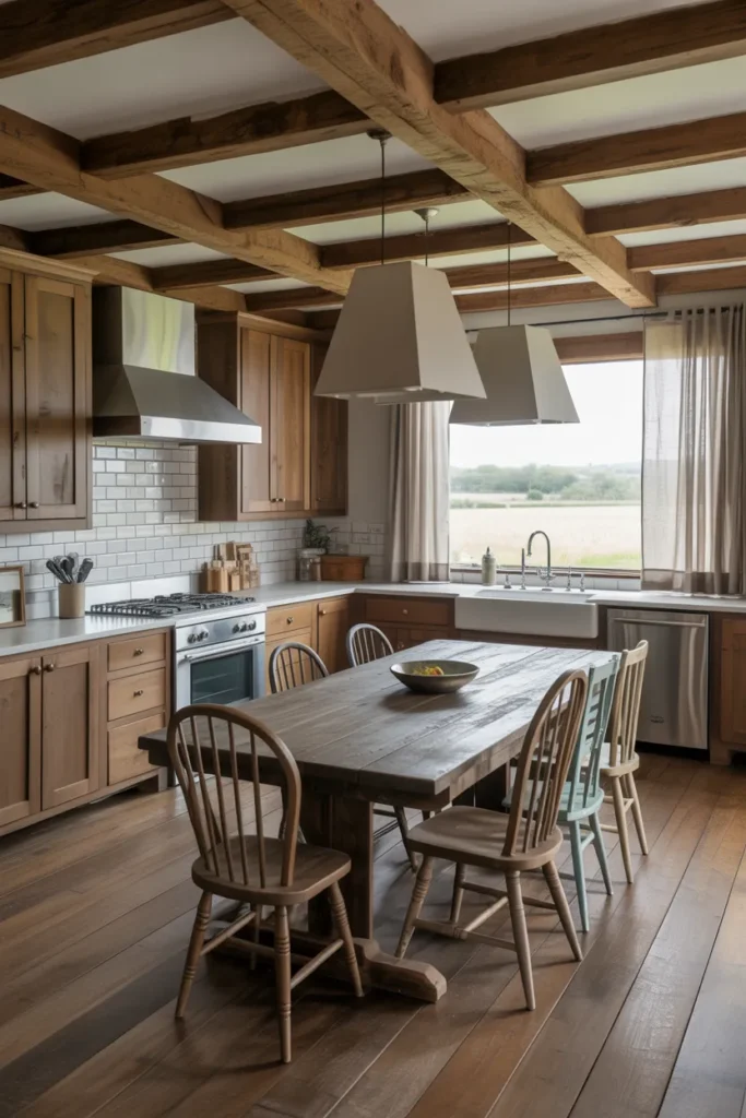 Mix of Antique and Modern Farmhouse Elements
