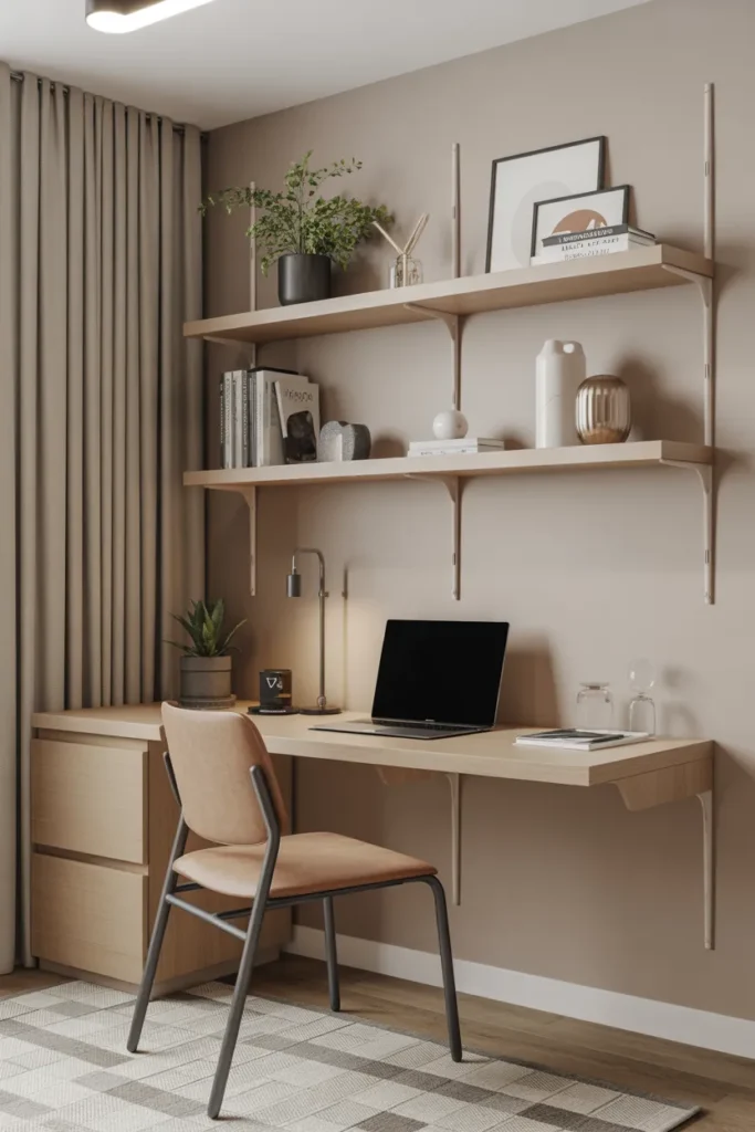 Floating Desk Design For Small Offices