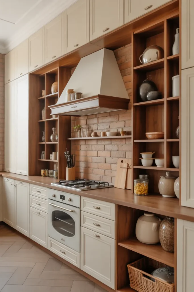 Built-In Storage for a Clean Farmhouse Look